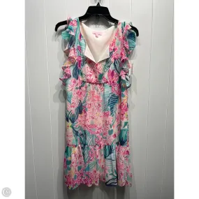 Dress Designer By Lilly Pulitzer In Green & Pink, Size: S