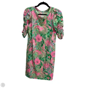 Dress Designer By Lilly Pulitzer In Green & Pink, Size: S