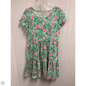 Dress Designer By Lilly Pulitzer In Green & Pink, Size: Xs