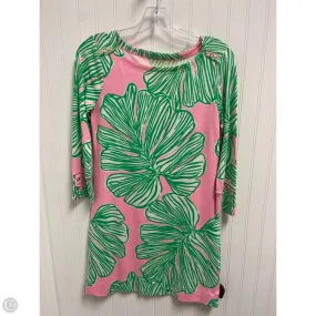 Dress Designer By Lilly Pulitzer In Green & Pink, Size: Xs