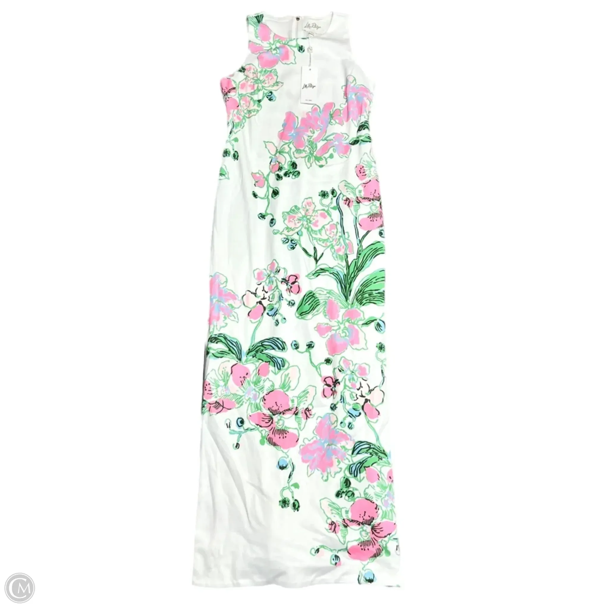 Dress Designer By Lilly Pulitzer In Green & Pink, Size: Xxs
