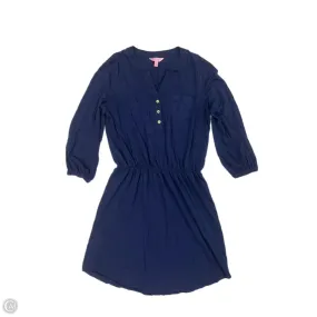 Dress Designer By Lilly Pulitzer In Navy, Size: L
