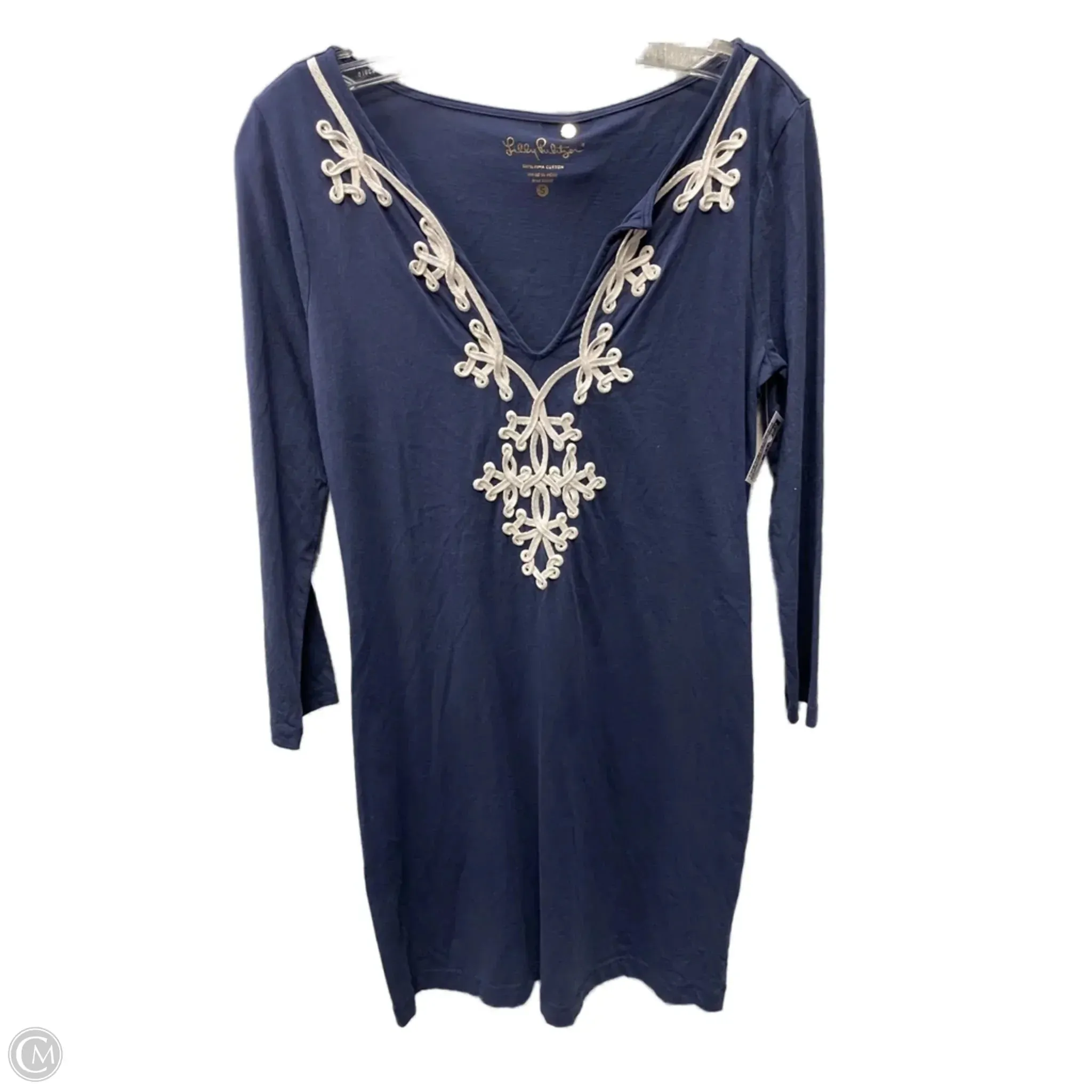 Dress Designer By Lilly Pulitzer In Navy, Size: S