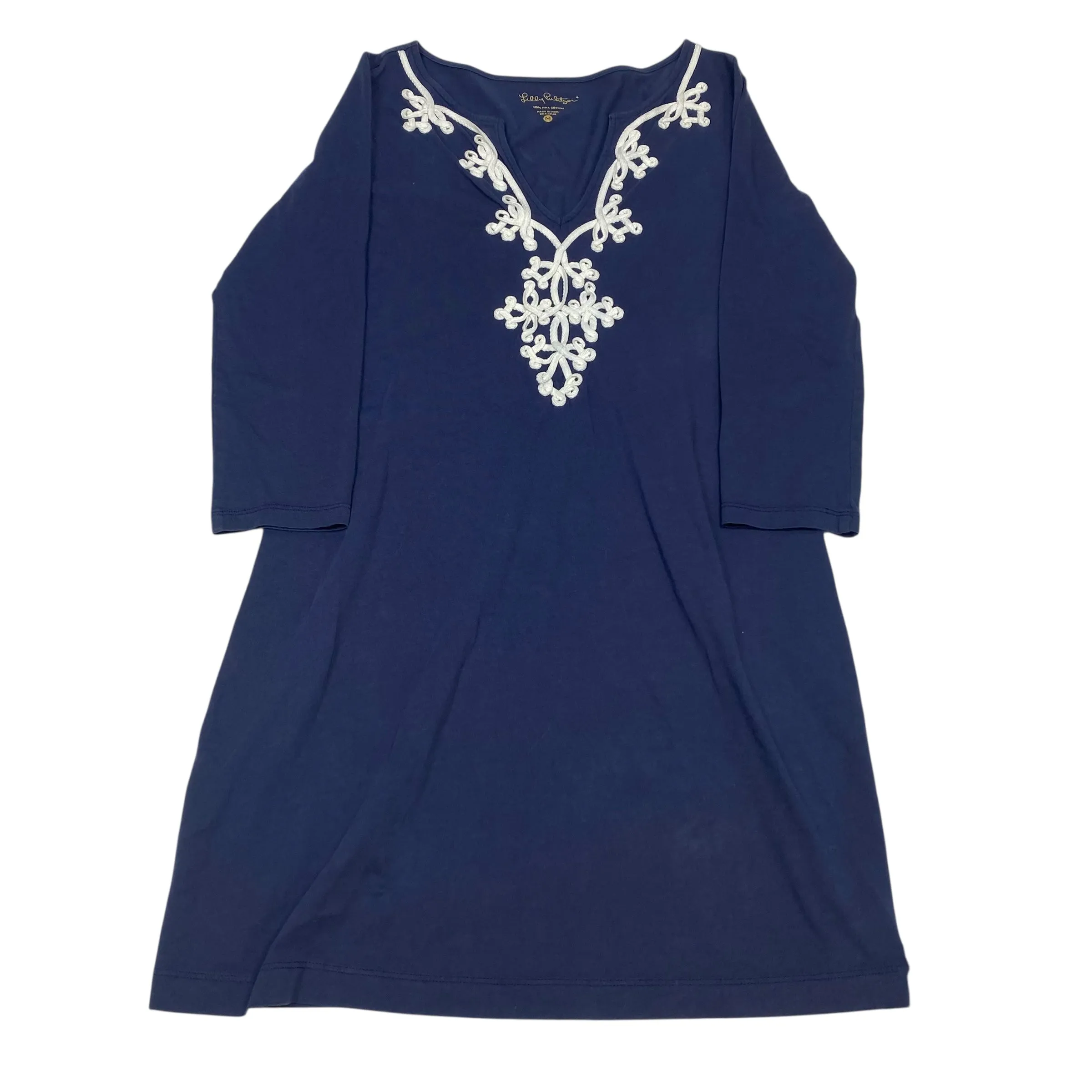 Dress Designer By Lilly Pulitzer In Navy, Size:M