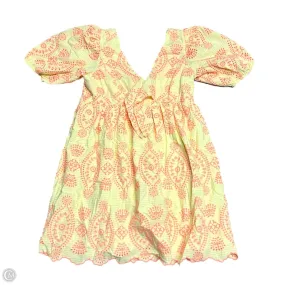Dress Designer By Lilly Pulitzer In Orange & Yellow, Size: L
