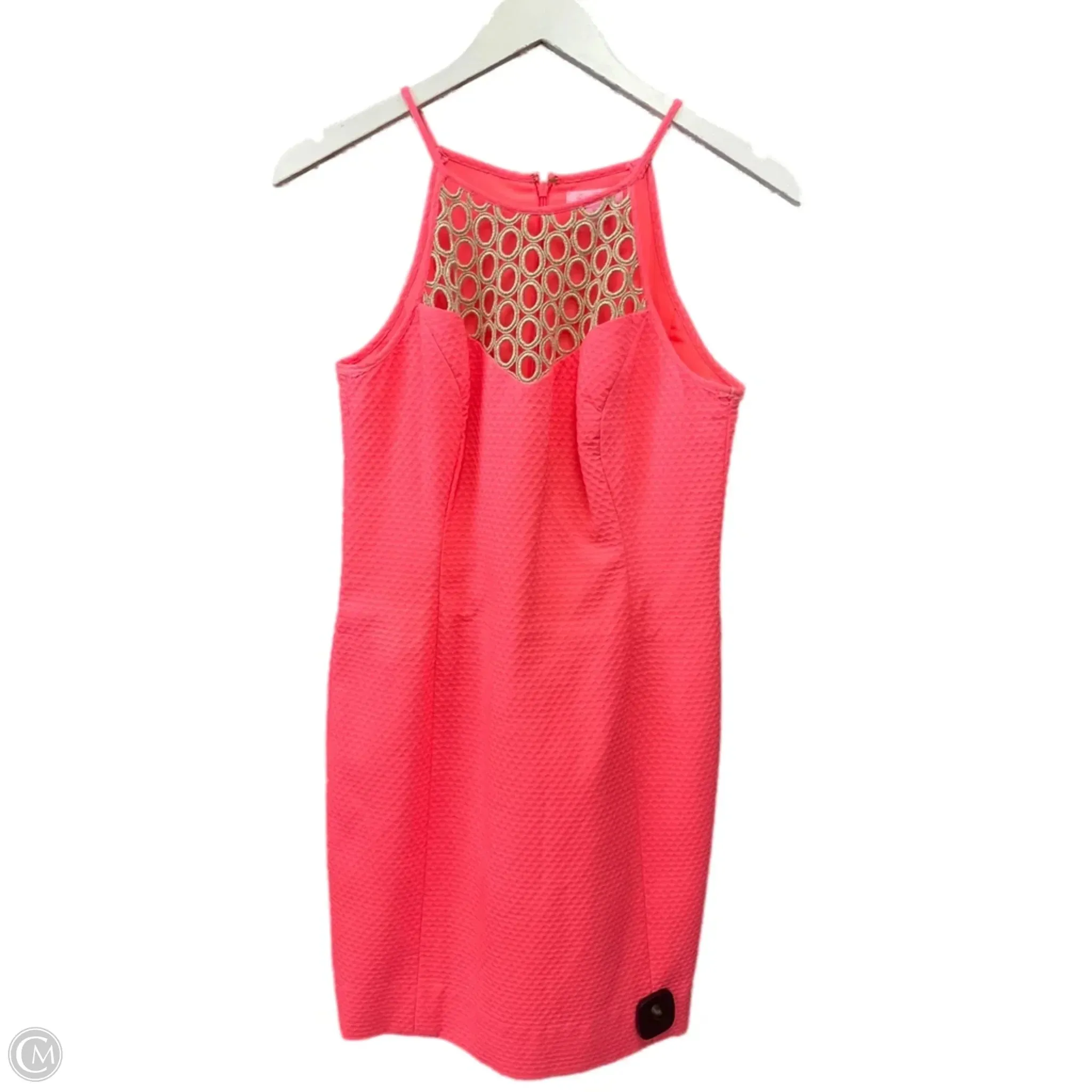 Dress Designer By Lilly Pulitzer In Orange, Size: 12
