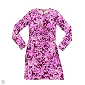 Dress Designer By Lilly Pulitzer In Pink & Purple, Size: Xs