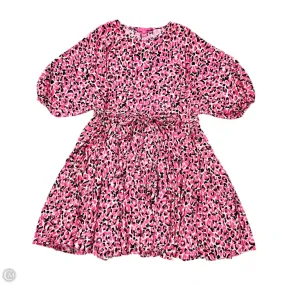 Dress Designer By Lilly Pulitzer In Pink & Tan, Size: S