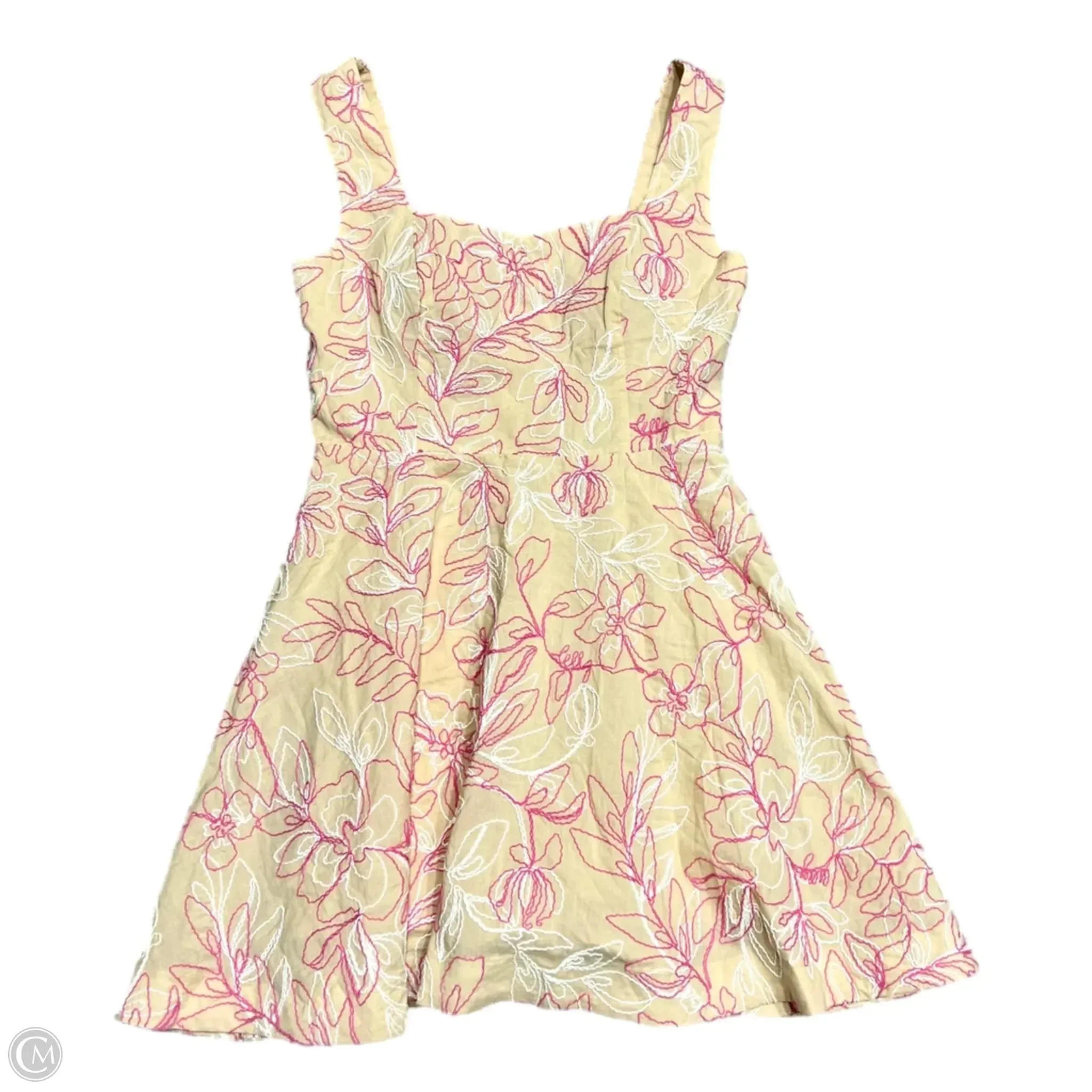 Dress Designer By Lilly Pulitzer In Pink & Tan, Size: Xxs