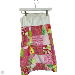 Dress Designer By Lilly Pulitzer In Pink & White, Size: 6