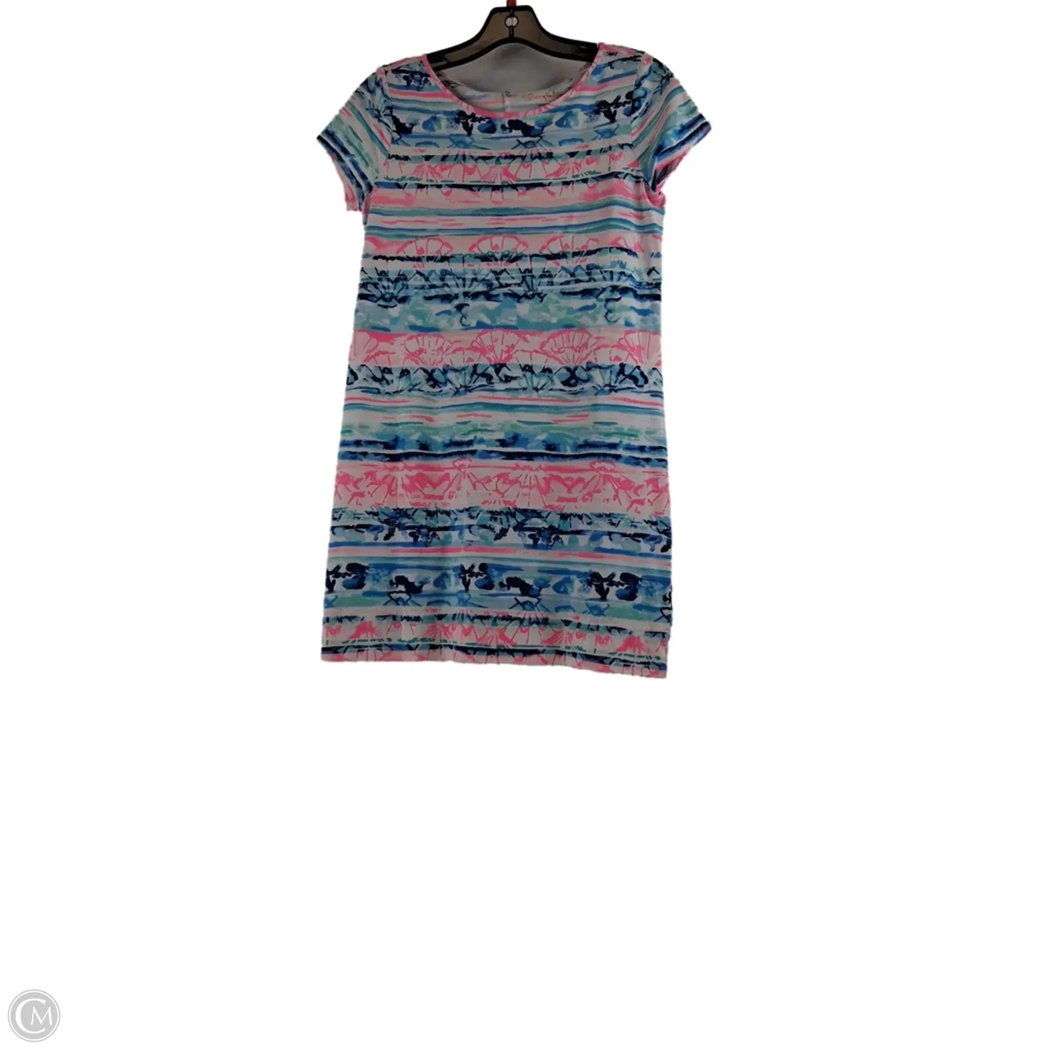Dress Designer By Lilly Pulitzer In Pink & White, Size: Xs