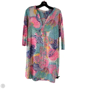 Dress Designer By Lilly Pulitzer In Pink & Yellow, Size: M