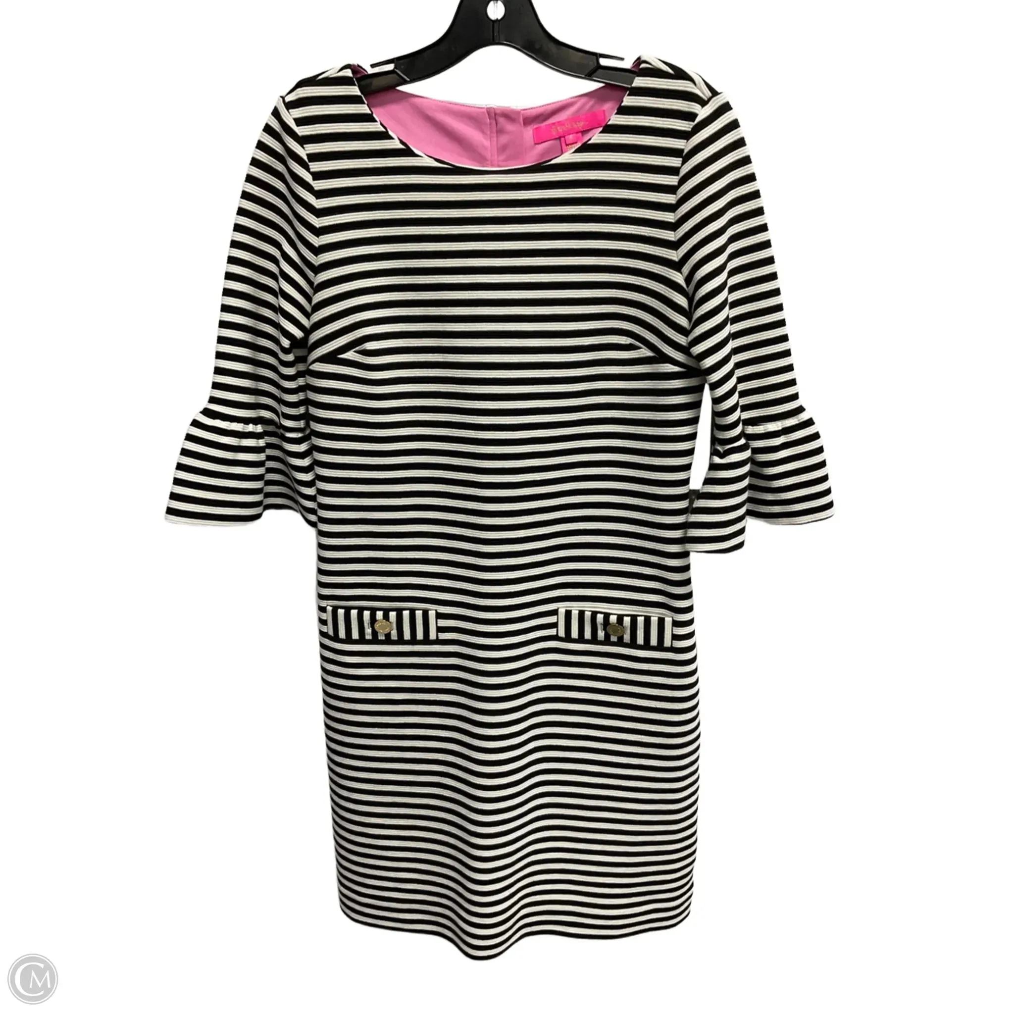Dress Designer By Lilly Pulitzer In Striped Pattern, Size: S