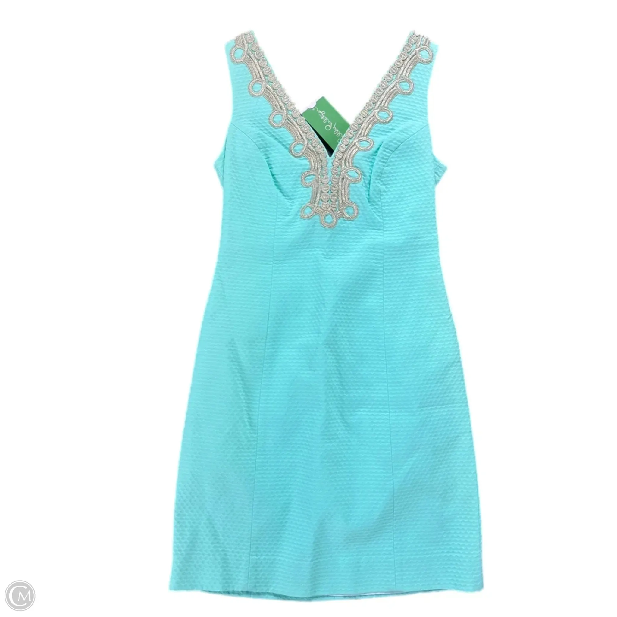 Dress Designer By Lilly Pulitzer In Teal, Size: Xs
