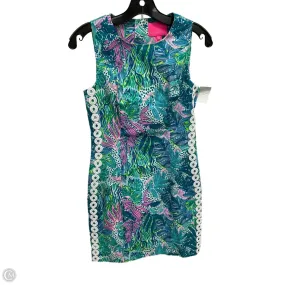 Dress Designer By Lilly Pulitzer In Teal, Size: Xxs