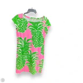 Dress Designer By Lilly Pulitzer In Tropical Print, Size: M