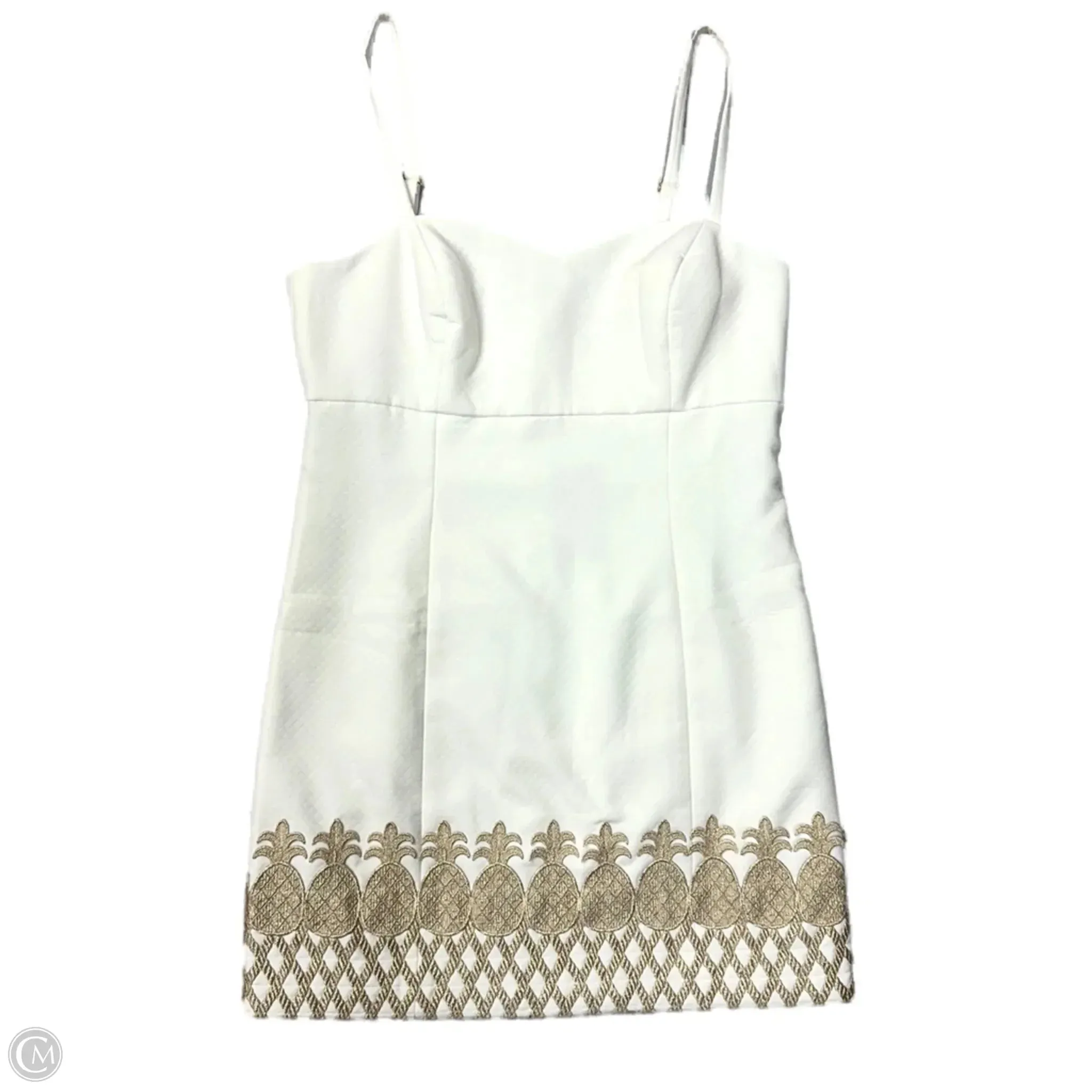 Dress Designer By Lilly Pulitzer In White, Size: L