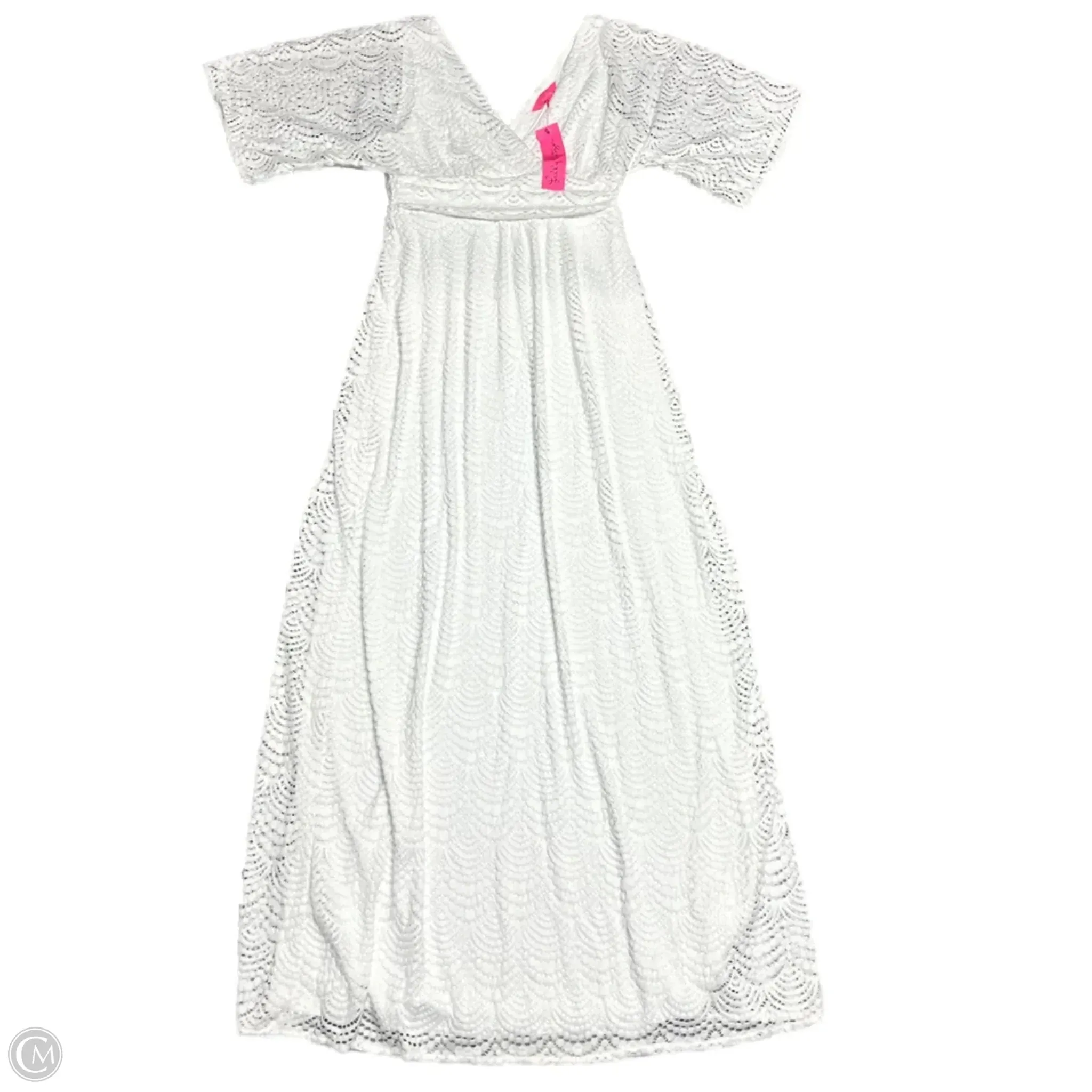 Dress Designer By Lilly Pulitzer In White, Size: M