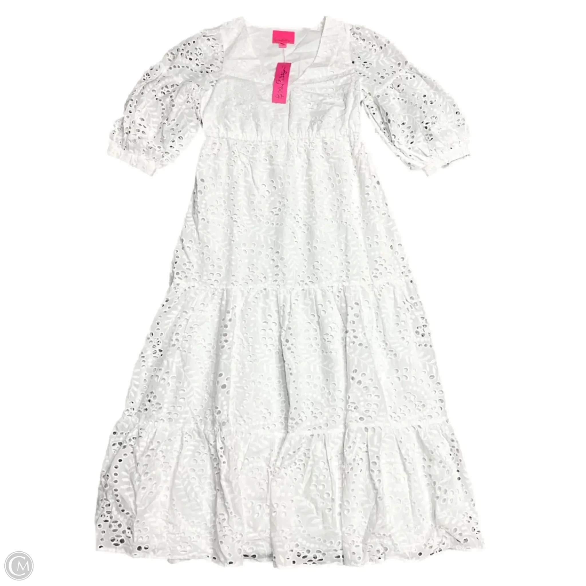 Dress Designer By Lilly Pulitzer In White, Size: S