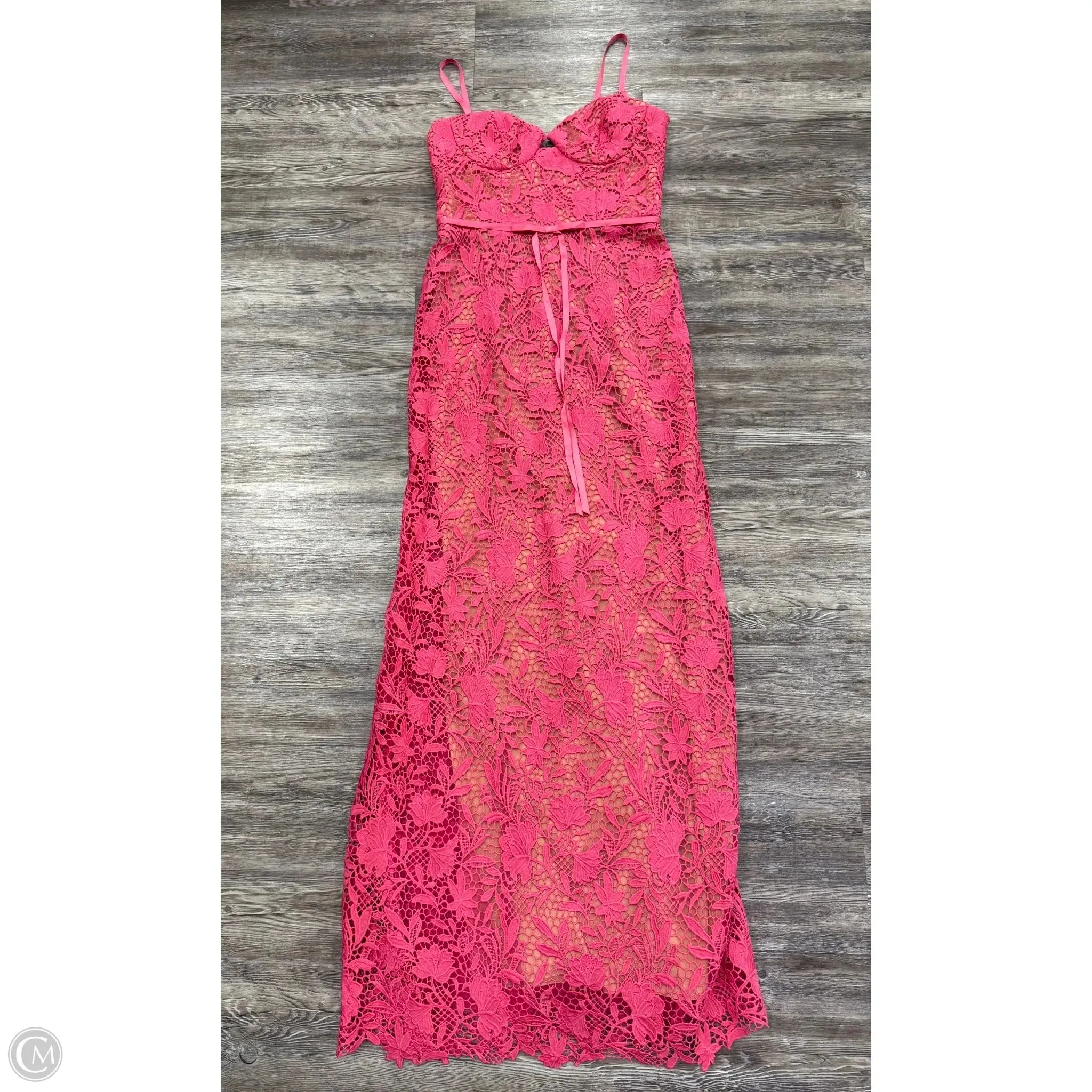 Dress Designer By Marchesa Notte In Pink, Size: 6