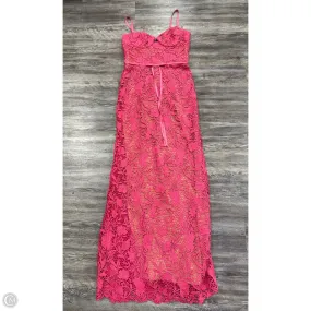 Dress Designer By Marchesa Notte In Pink, Size: 6