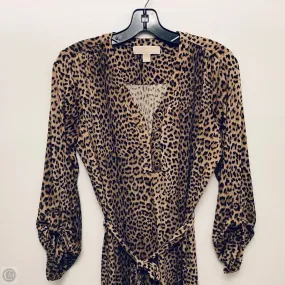 Dress Designer By Michael Kors In Animal Print, Size: M