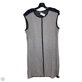 Dress Designer By Neiman Marcus In Black & Tan, Size: 8