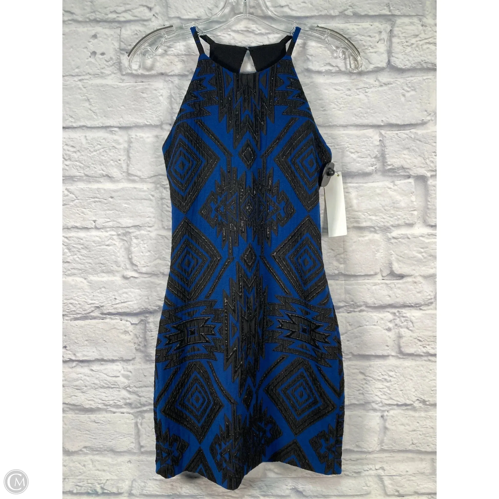 Dress Designer By Parker In Black & Blue, Size: S