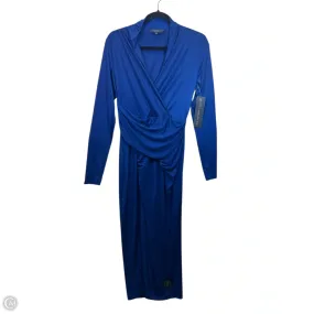 Dress Designer By Rachel Roy In Blue, Size: M