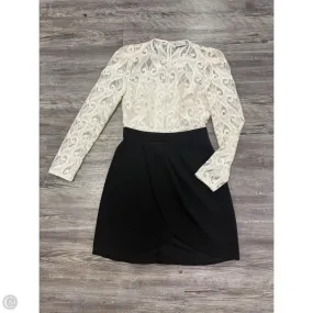 Dress Designer By Sandro In Black & Cream, Size: 4