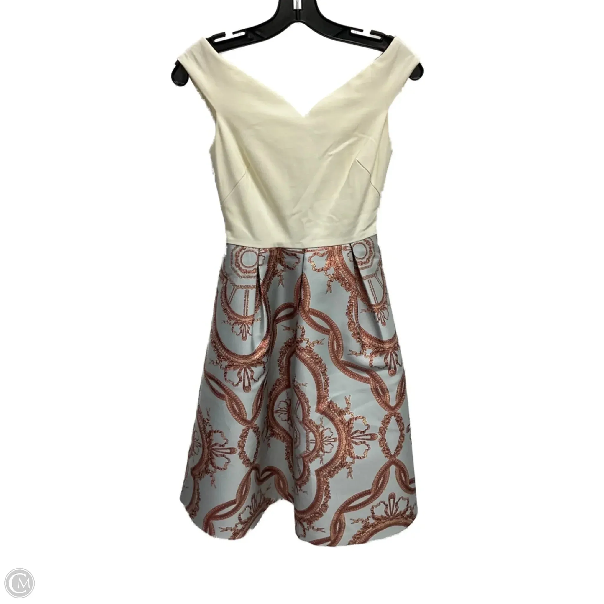 Dress Designer By Ted Baker In Cream, Size: 0
