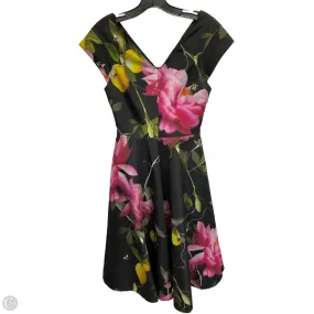 Dress Designer By Ted Baker In Floral Print, Size: 0