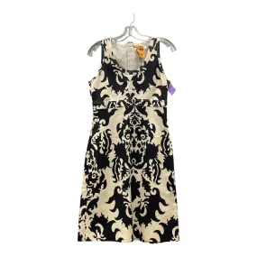 Dress Designer By Tory Burch In Black & Cream, Size:S as is!