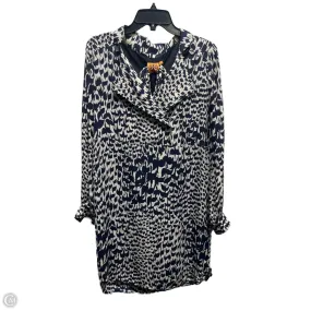 Dress Designer By Tory Burch In Blue & Cream, Size: 4