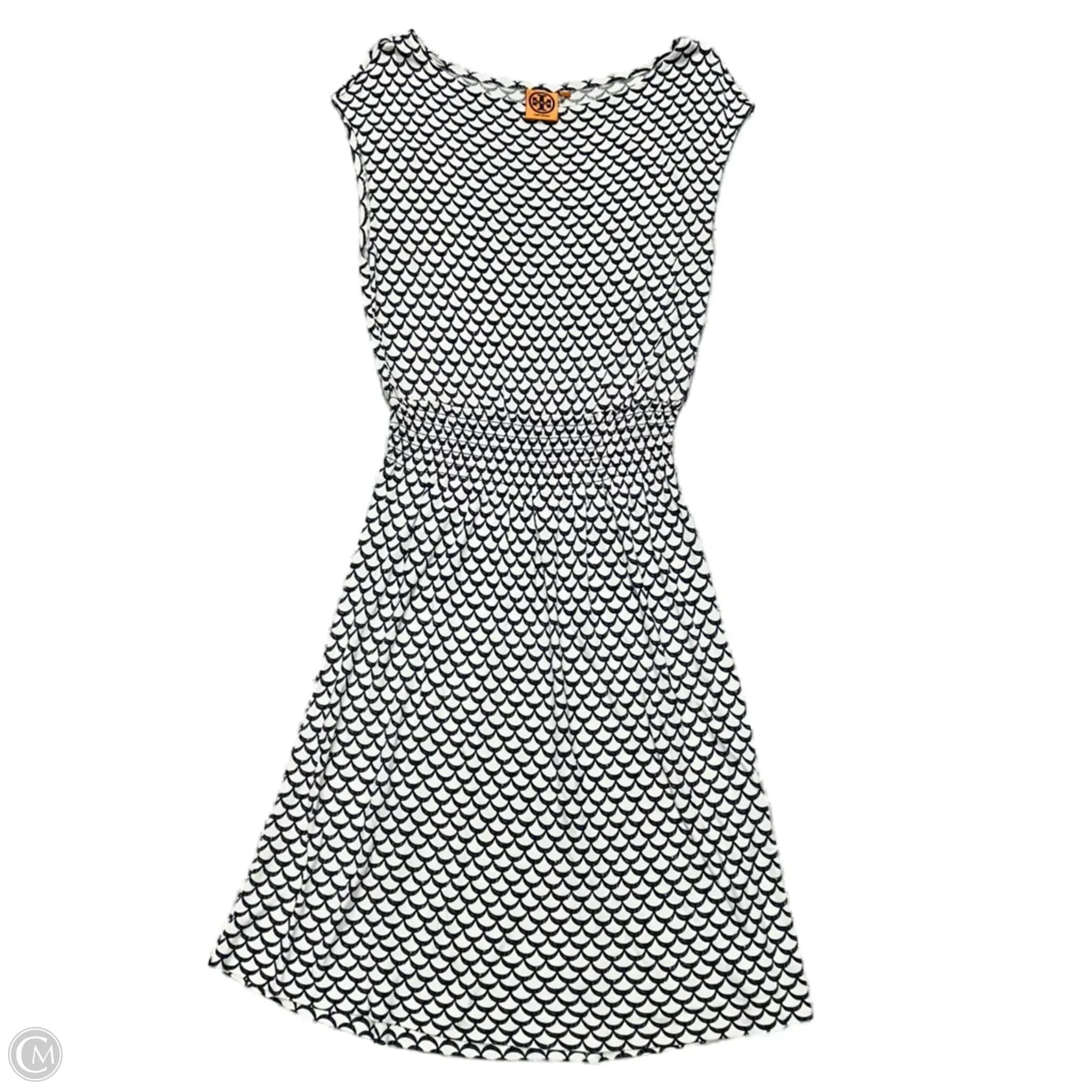 Dress Designer By Tory Burch In Blue & White, Size: L