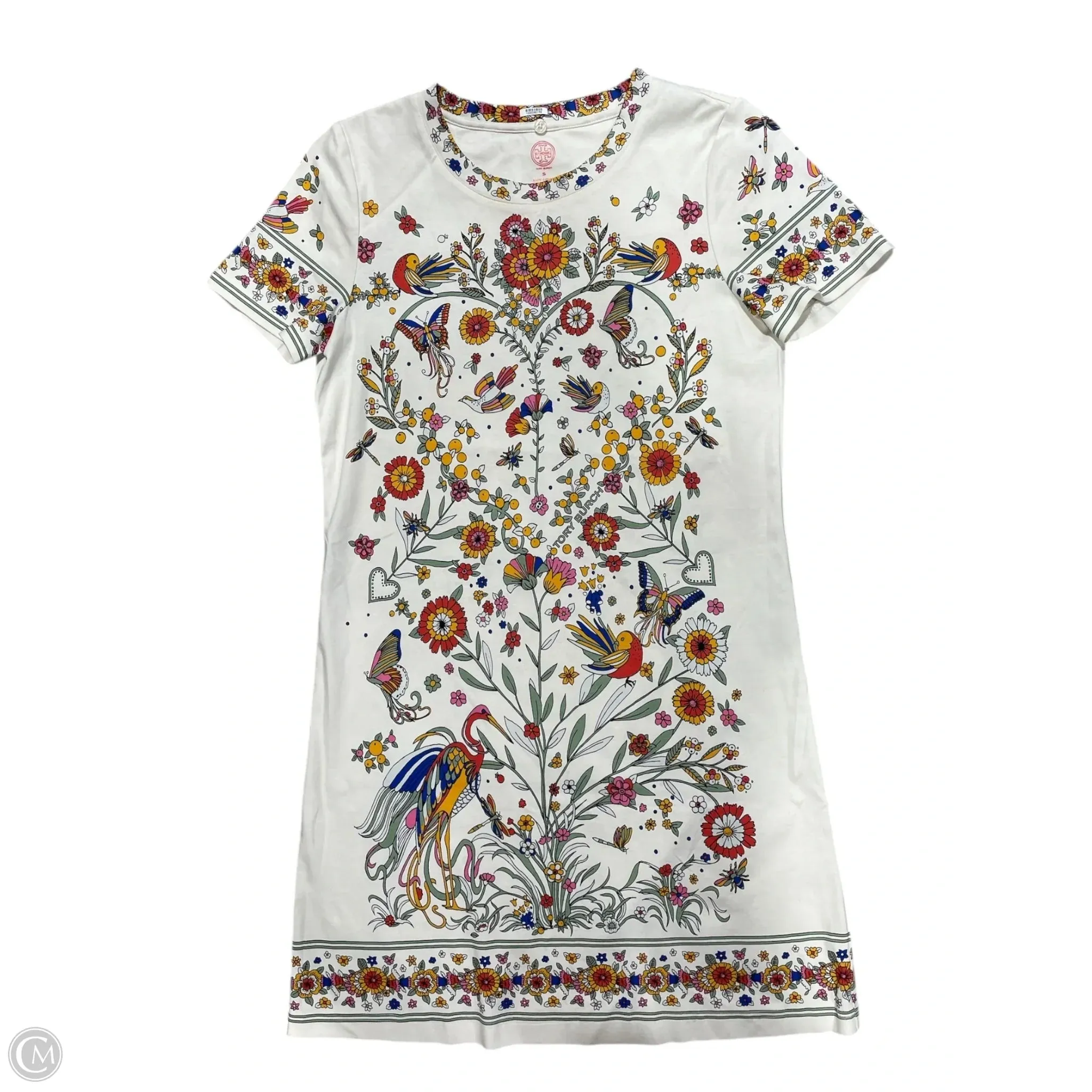 Dress Designer By Tory Burch In Floral Print, Size: S