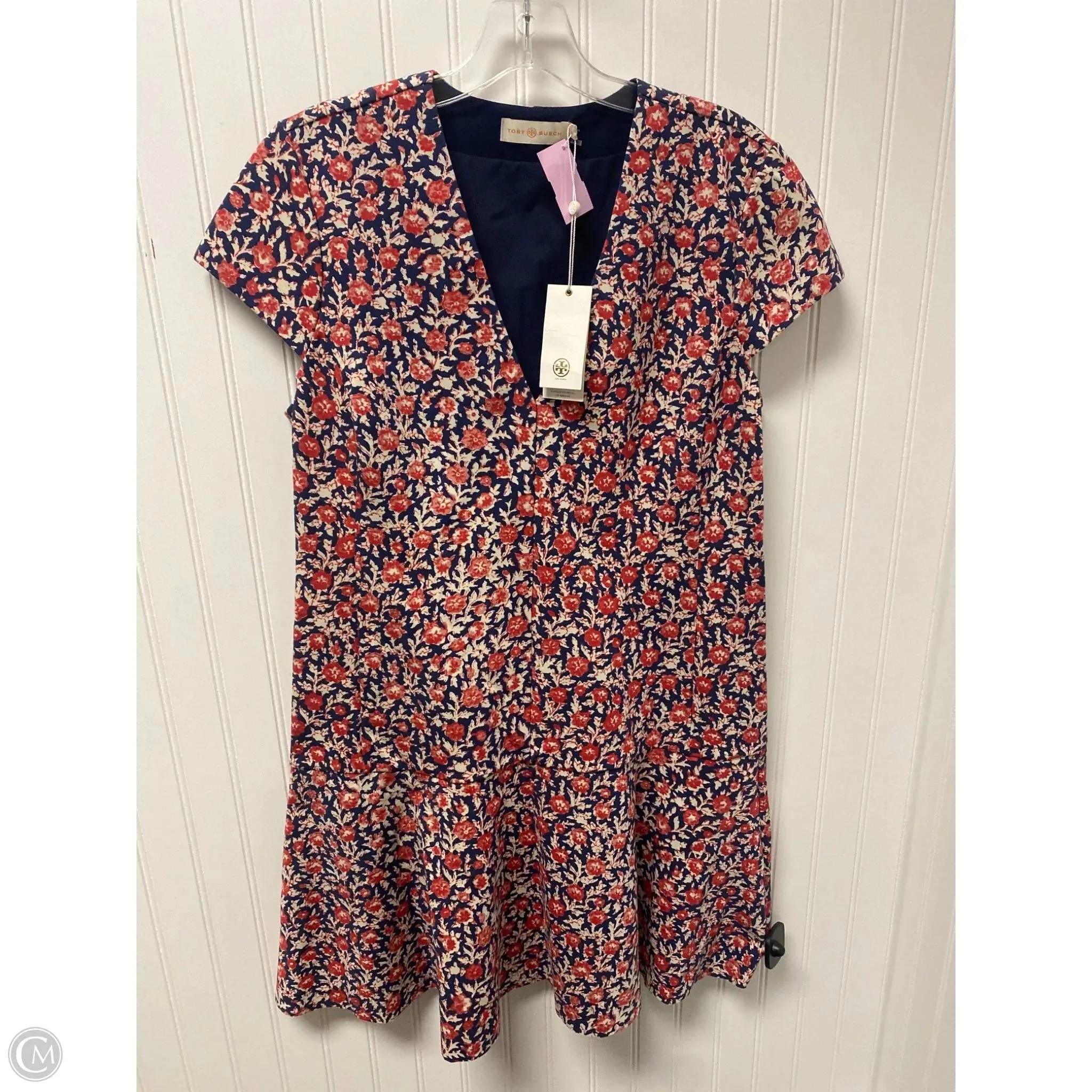 Dress Designer By Tory Burch In Navy, Size: L