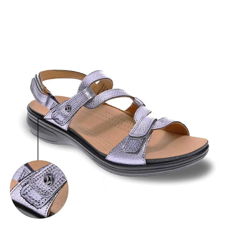 Emerald 3 Strap Leather Sandals - Classics