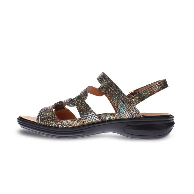 Emerald Adjustable Leather Sandals