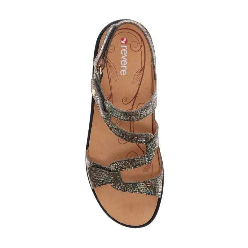 Emerald Adjustable Leather Sandals