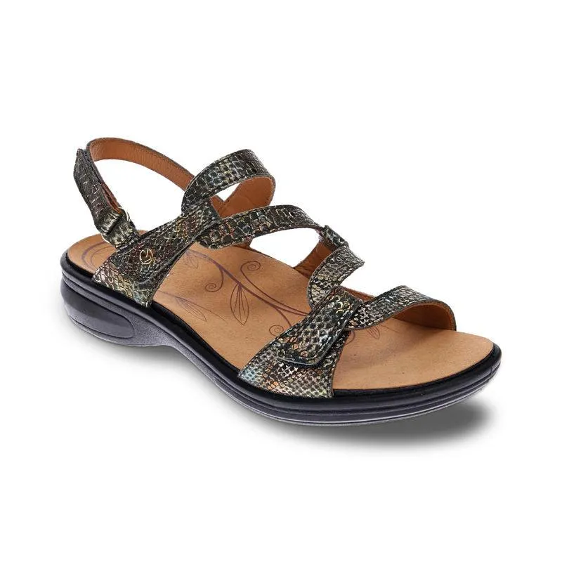 Emerald Adjustable Leather Sandals
