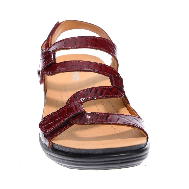Emerald Adjustable Leather Sandals