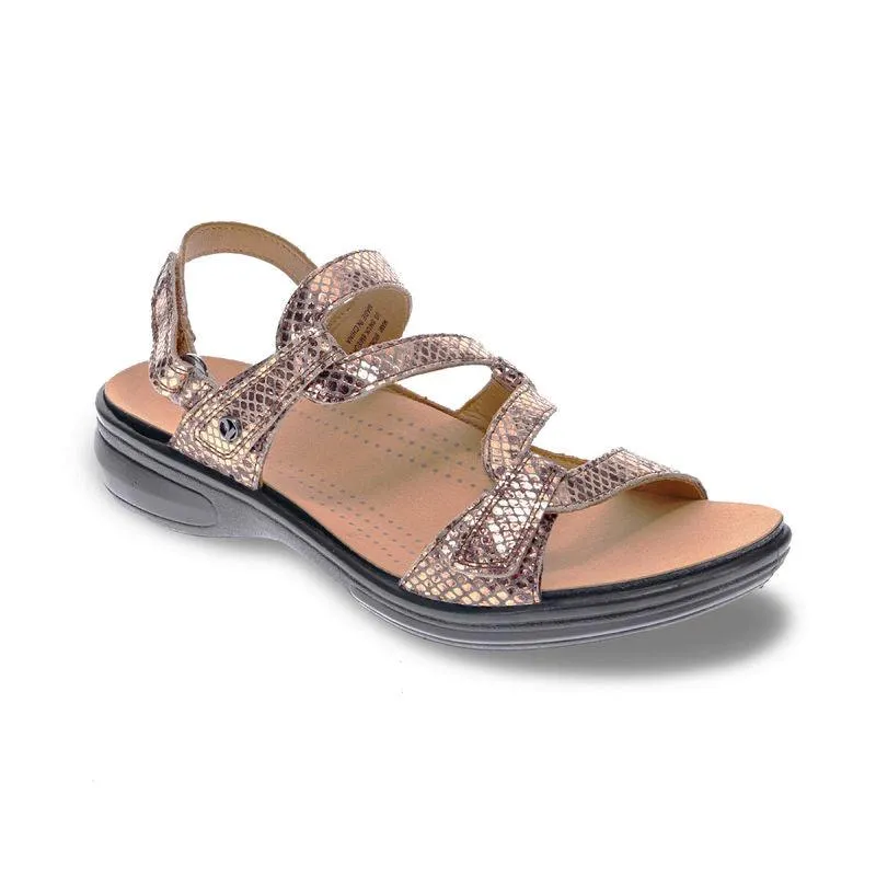 Emerald Adjustable Leather Sandals