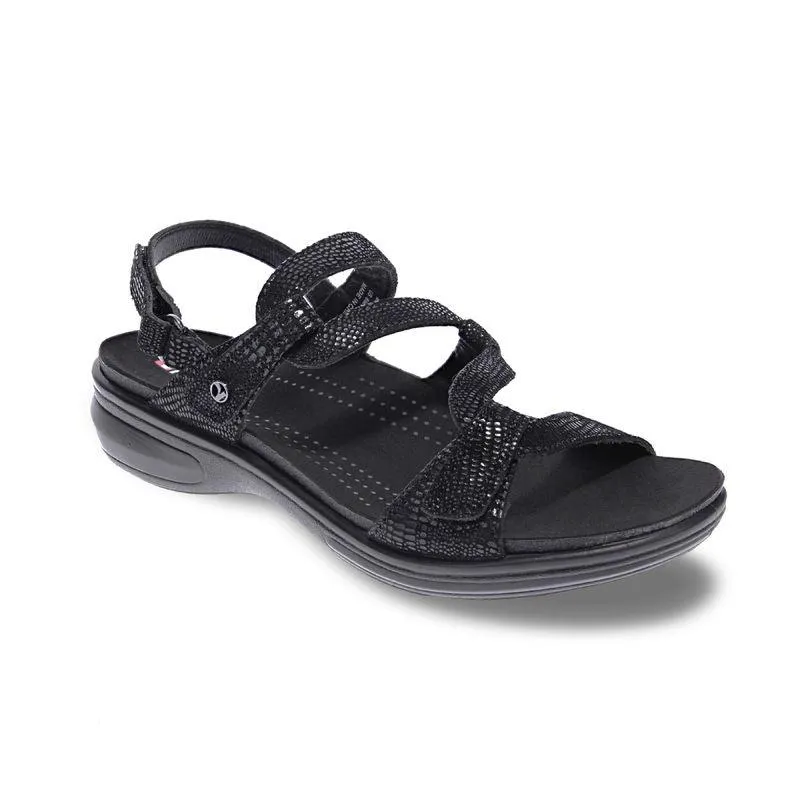 Emerald Adjustable Leather Sandals