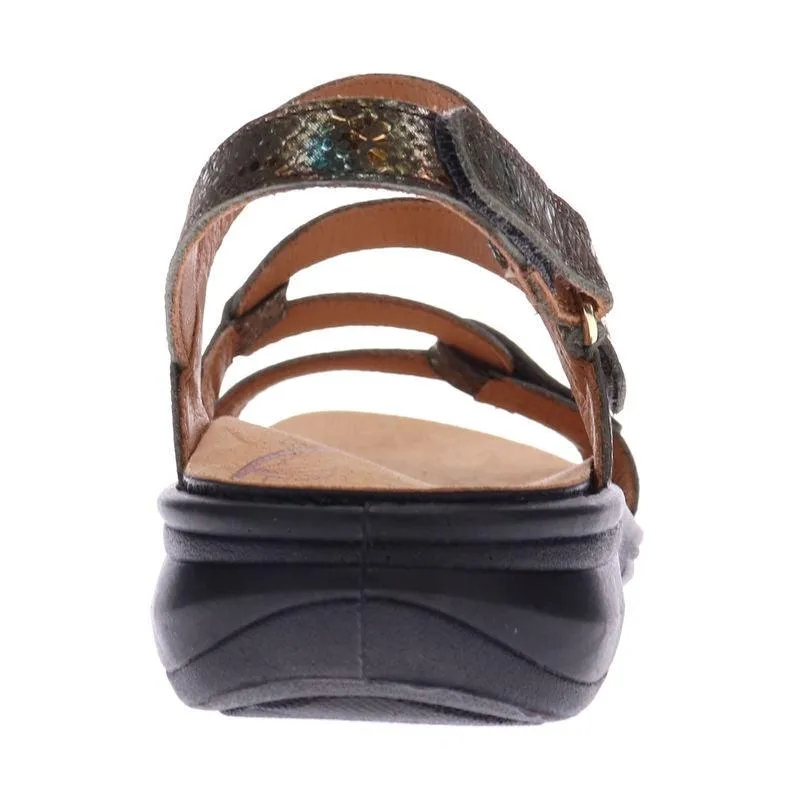 Emerald Adjustable Leather Sandals