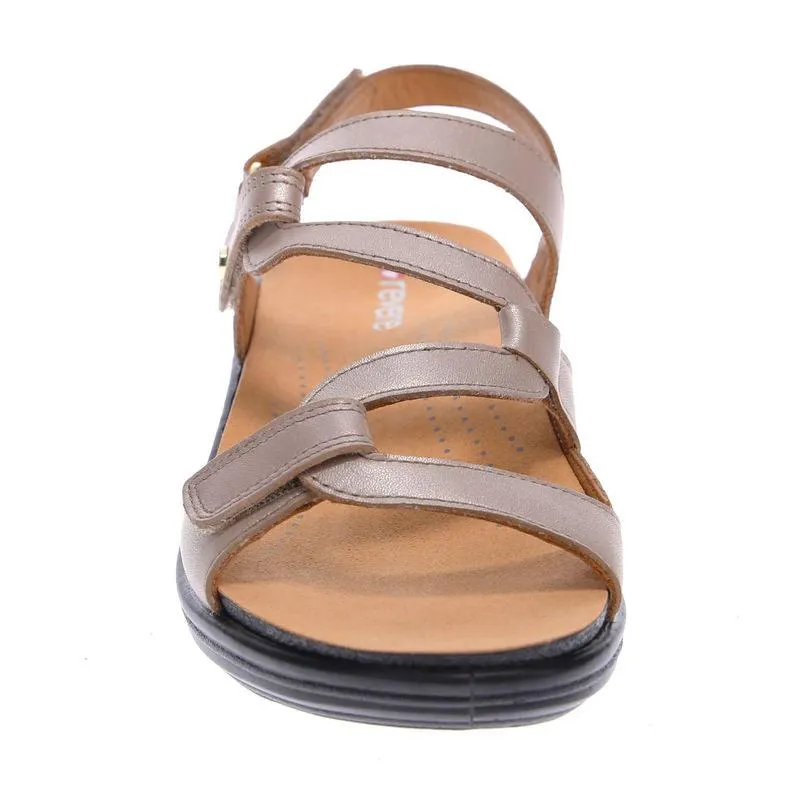 Emerald Adjustable Leather Sandals