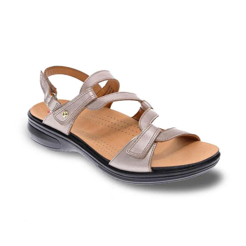 Emerald Adjustable Leather Sandals