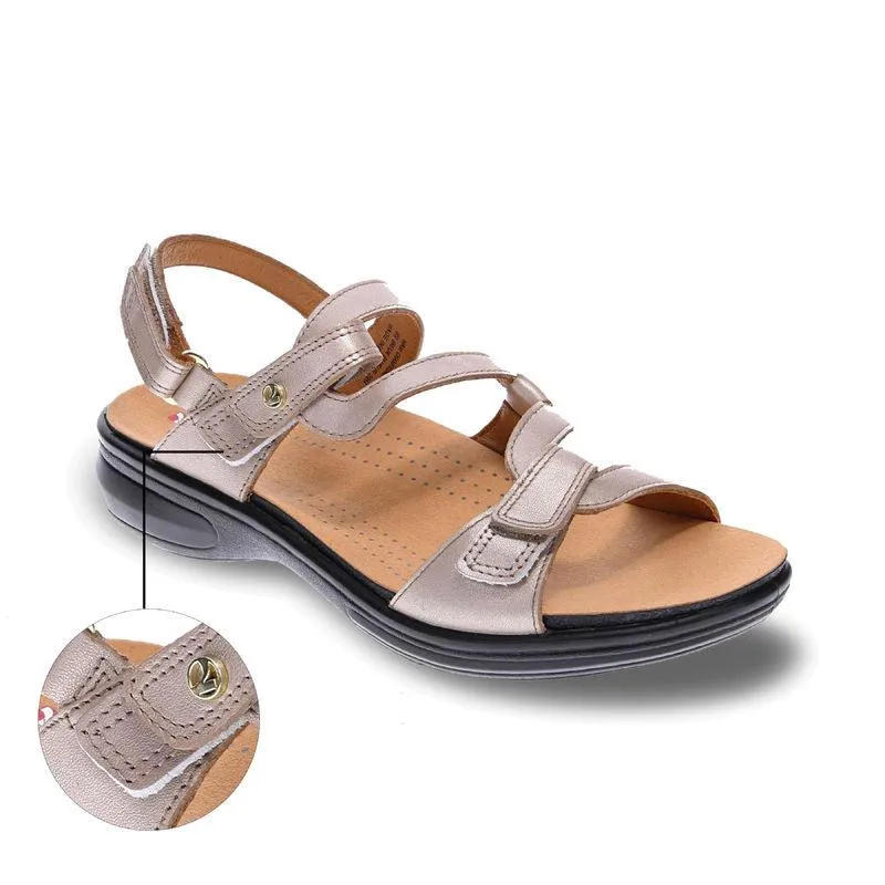 Emerald Adjustable Leather Sandals