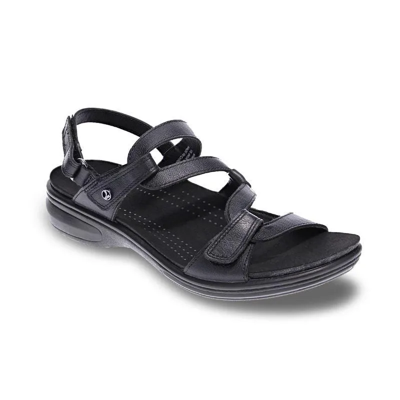Emerald Adjustable Leather Sandals