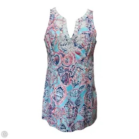 Gabby Shift Dress Designer By Lilly Pulitzer In Shell Me About It, Size: 12